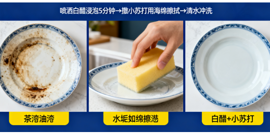 陶瓷清潔難題：一招搞定頑固污漬，省時(shí)省力!