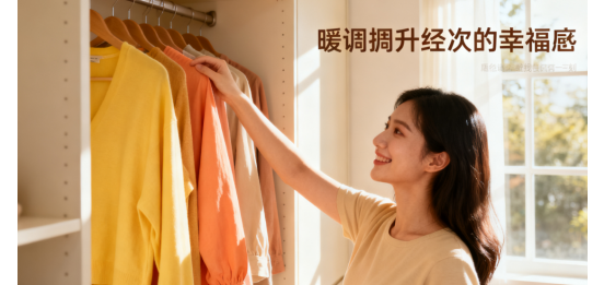 衣柜色彩心理學：選對色調(diào)提升每日幸福感